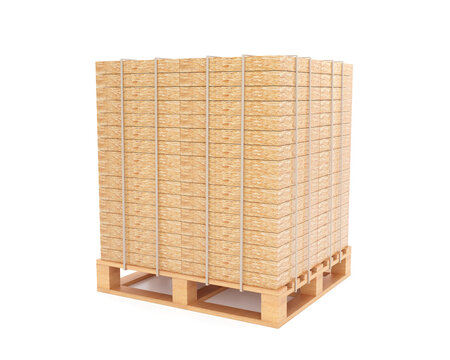 stack of wooden pallets
