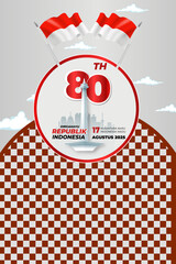 Republic of Indonesia Independence Day Twibbon