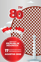 Republic of Indonesia Independence Day Twibbon