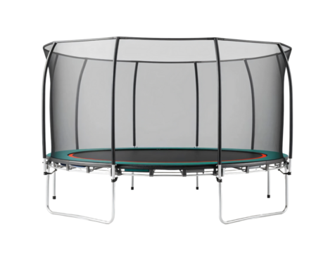 Trampoline isolated on transparent background