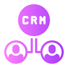 customer gradient icon
