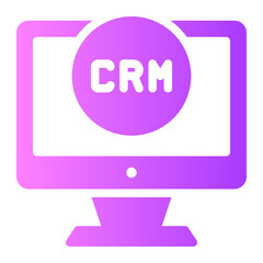 monitor gradient icon