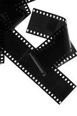 film strip isolated on white