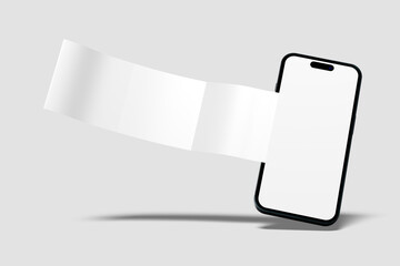 Blank carousel mock-up 