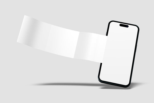 Blank carousel mock-up 