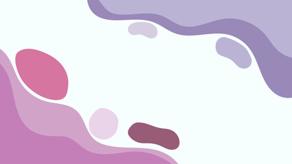 ABSTRACT BACKGROUND WITH HAND DRAWN SHAPES PURPLE PINK PASTEL COLORFUL FLAT DESIGN VECTOR TEMPLATE FOR WALLPAPER, COVER DESIGN