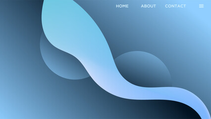 ABSTRACT BACKGROUND ELEGANT DARK BLUE GRADIENT MESH SMOOTH LIQUID COLORFUL WITH HAND DRAWN SHAPES DESIGN VECTOR TEMPLATE GOOD FOR MODERN WEBSITE, WALLPAPER, COVER DESIGN 