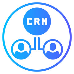 customer gradient icon
