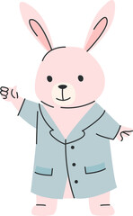 Bunny in a Suit Jacket