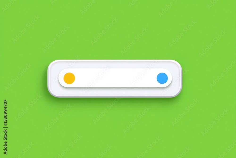 Poster Static Distorted Icon Displayed on a Web Browser Tab Against a Vibrant Green Background Showcasing Interactive Elements