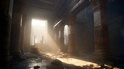 old abandoned building