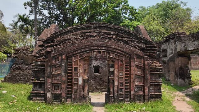 Old temple of Natore Rajbari, Rajshahi Division, Natore, Bangladesh