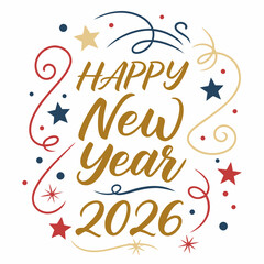 Happy New Year 2026 New Qualityfull Design 