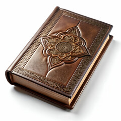 Fototapeta premium Leather bound journal with Arabic embossing