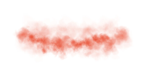 Delicate red haze resembling magical dust, gently dispersed in the air.