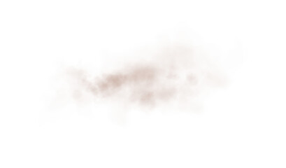 Delicate chocolate brown haze resembling magical dust, gently dispersed in the air.