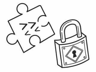 Creative Vector Icon Showing A Puzzle Piece Attached To A Icon