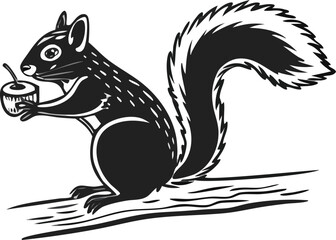 squirrel on a branch