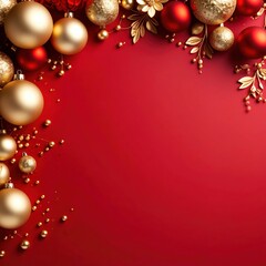 Christmas ornament display celebration festive home digital artwork cheerful environment close-up view holiday spirit