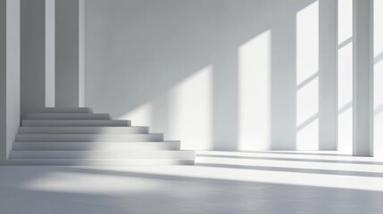 Obraz premium Modern Interior Stairwell