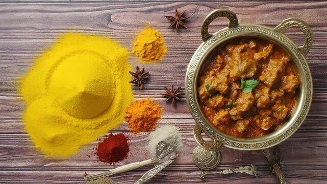 本格カレー　芳醇な香り 、スパイス香る　カレー