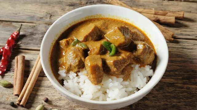 本格カレー　芳醇な香り 、スパイス香る　カレー