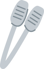 Barbecue Tongs Hand Drawn