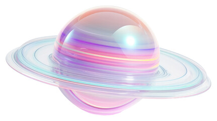 Obraz premium PNG Saturn sphere space astronomy.