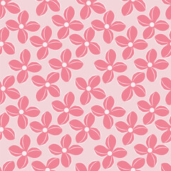 textile design with cute silhouette foliage pattern image
