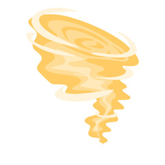 Cartoon Tornado Illustration Element Set 