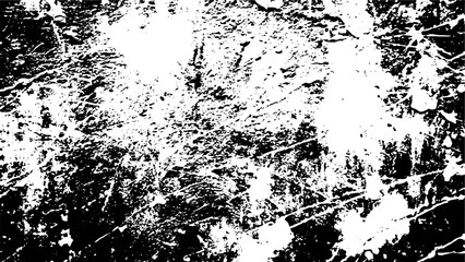 Obraz premium Grunge Vector Texture Rough Black and White Distressed Surface Effect