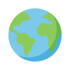 earth globe icon vector