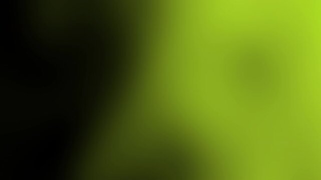 A smooth green-to-black gradient background with soft blending and no visible shapes or objects, abstract texture gradient motion background animation.