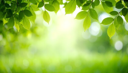 green leaves background