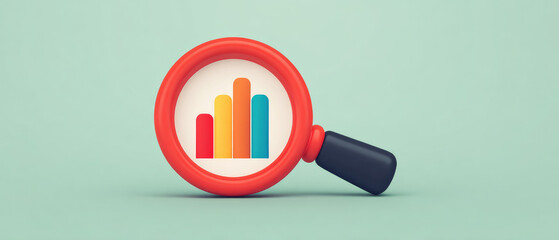 Analyzing market trends using data visualization tools business environment infographic minimalistic viewpoint insights on performance metrics