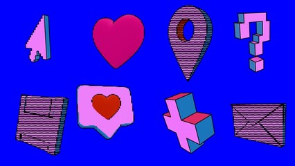 Retro Web Icons