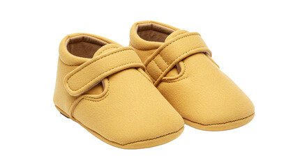Buy baby shoes toddler moccasins newborn footwear soft sole leather crib shoes mustard yellow infant apparel on transparent background