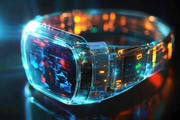 Concept Smartwatch with Advanced Nanotechnology – High-Tech Lifestyle Gadget