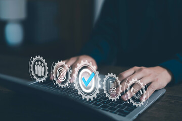 Guaranteed quality and service standards in technology business Follow the rules, and procedures, for ensuring control management in an effective organization in the industry	