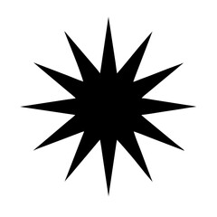 Starburst with Sharp Points
