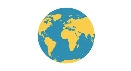 Globe world map earth continents geography travel international global countries earth day graphic on transparent background