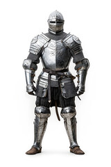 Obraz premium Full Suit of Knight's Isolated