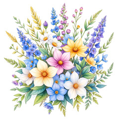 Obraz premium bouquet of colorful flowers