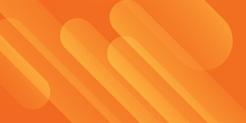 Abstract orange background with diagonal lines. Dynamic shapes composition.