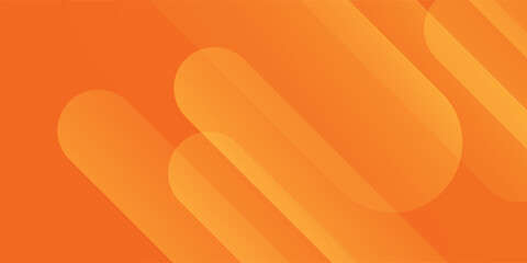 Abstract orange background with diagonal lines. Dynamic shapes composition. Vector Eps 10