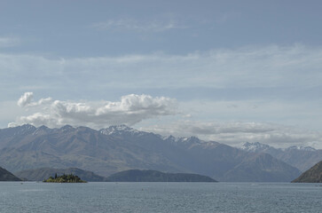 Lake Wanaka in summer, New Zealand