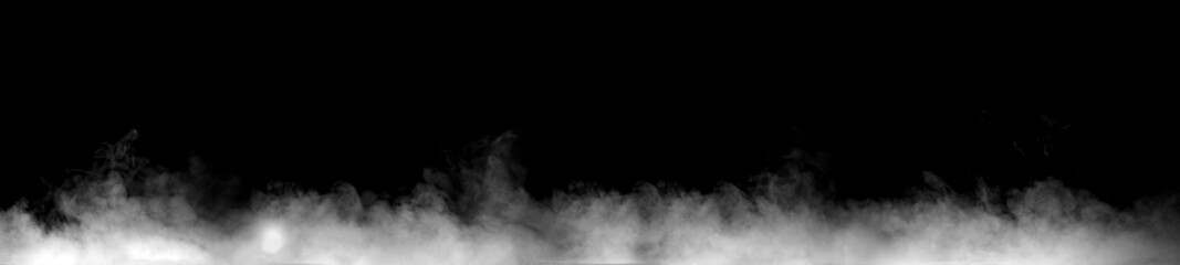 Mysterious smoke billows out, separated from the background, creating an abstract mystical atmosphere as particles of vapor and incense float into the air. Dark grey smoke mixes with mistvapor