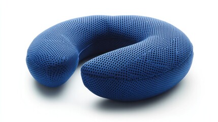 Blue travel neck pillow (1)