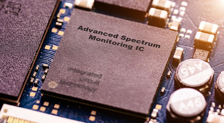 Advanced Spectrum Monitoring IC Detects and analyzes enemy radio transmissions.