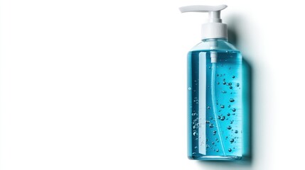 Blue hand sanitizer bottle (1)